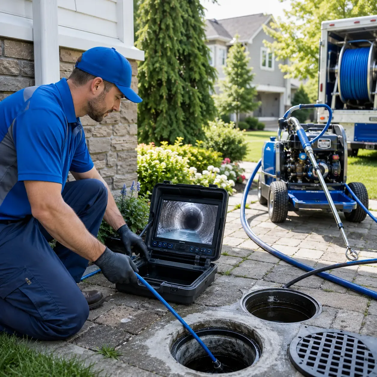 Outdoor drain cleaning professionals serving Union Dale, PA